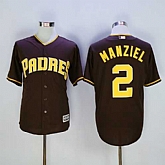 San Diego Padres #2 Johnny Manziel Coffee New Cool Base Stitched MLB Jersey,baseball caps,new era cap wholesale,wholesale hats